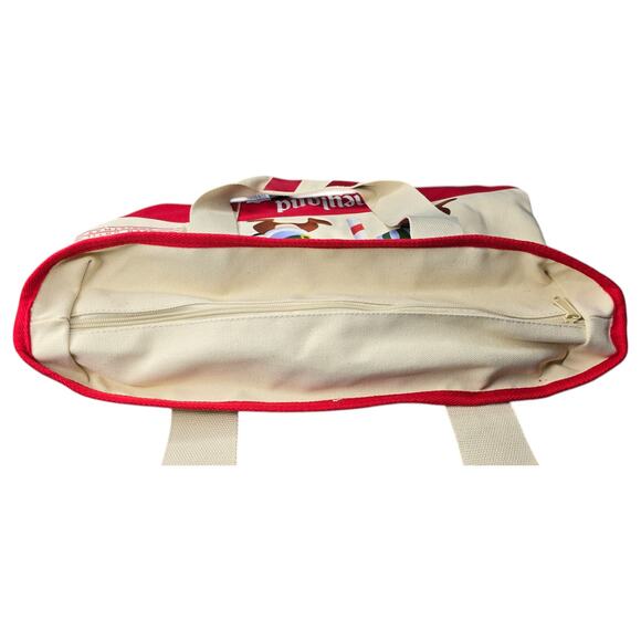 Disneyland Resort Holiday Tote Bag Chip & Dale Christmas Canvas - NEW - Picture 5 of 6